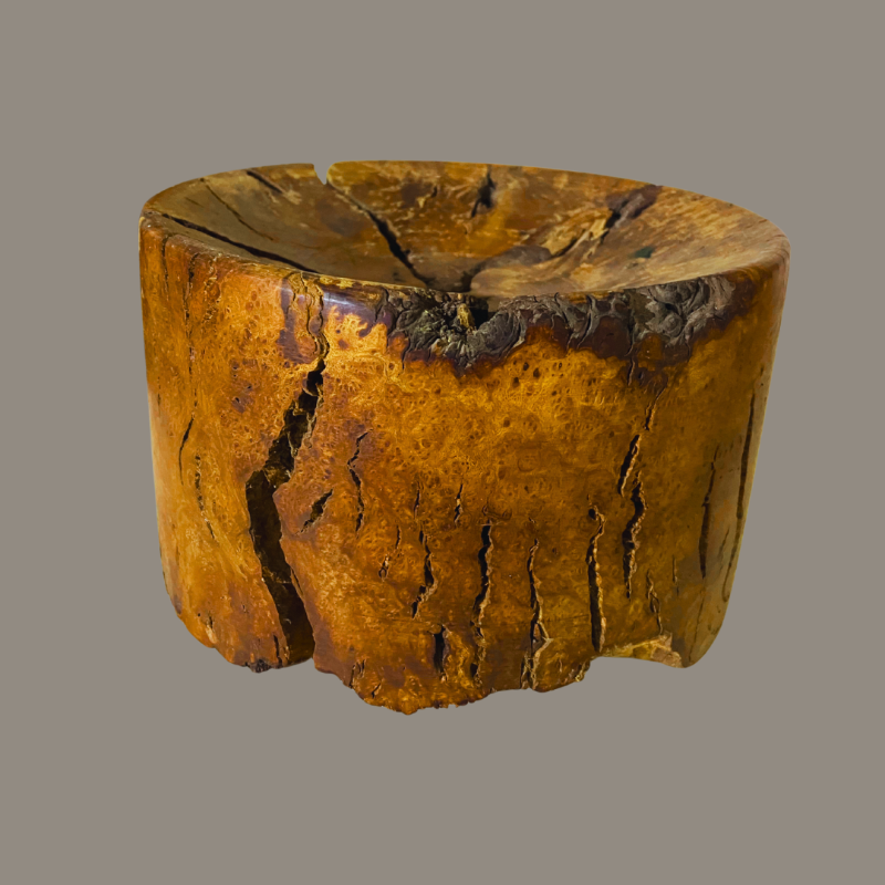 Svuota tasche in legno d'olivo tornito a mano