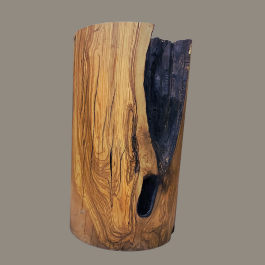 Piede per tavolo in legno tornito artigianale