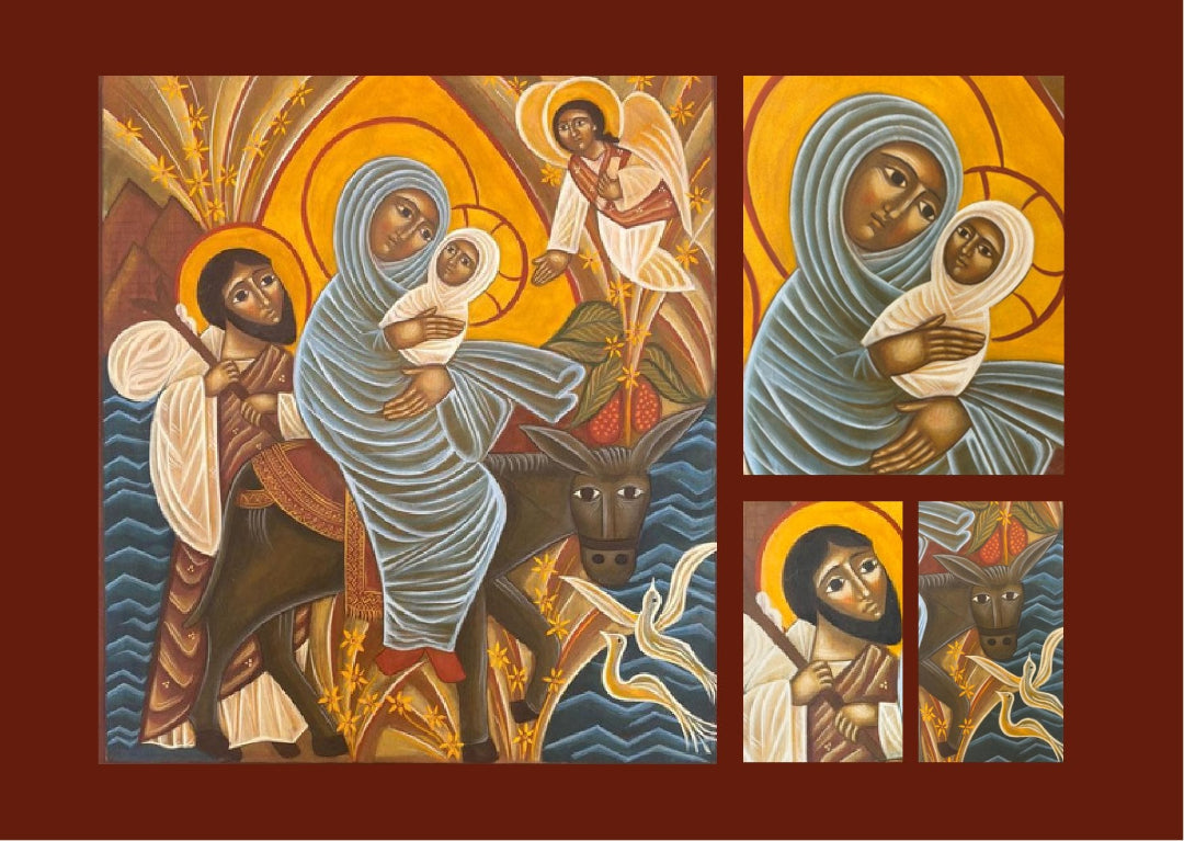 "Icone copte dipinte a mano - arte sacra tradizionale egiziana Officinarteliam"
